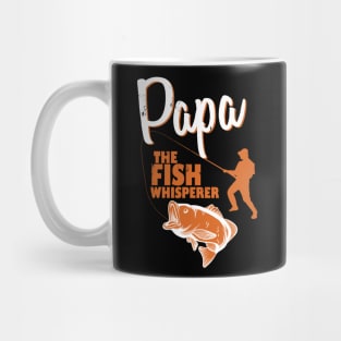 Fisherman Papa The Fish Whisperer Funny Fishing Meme Mug